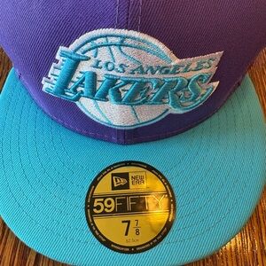 New Era Lakers Purple and Blue 59FIFTY Cap
